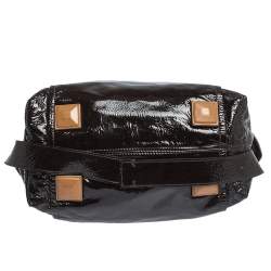 Chloe Black Patent Leather Audra Tote
