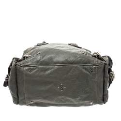 Pre Owned Chloe Grey Leather Paddington Satchel