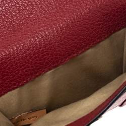 Pre Owned Chloe Red Leather Compact Wallet