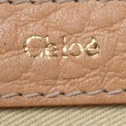 Pre Owned حقيبة كتف كلوي سالي متوسطة جلد بيج 