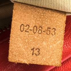 Pre Owned  Chloé Red Leather Saskia Satchel