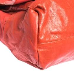 Pre Owned  Chloé Red Leather Saskia Satchel