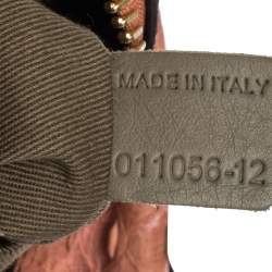 Pre Owned Chloe Cinnamon Rose Python and Leather Large Marcie Satchel