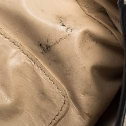 Pre Owned Chloe Metallic Gold Leather Small Elsie Shoulder Bag