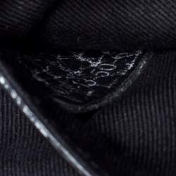 Pre Owned Chloe Black Grained Leather Sally Clutch