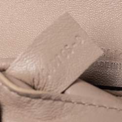 مملوكة مسبقًا حقيبة كتف كلوي كلير جلد أسود/بيج صغيرة