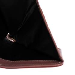 Pre Owned Chloe Pink/Orange Leather Compact Wallet