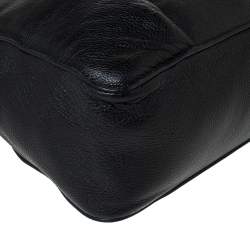 Pre Owned Chloe Black Leather Large Elsie Shoulder Bag