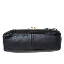 Pre Owned Chloe Black Leather Large Elsie Shoulder Bag