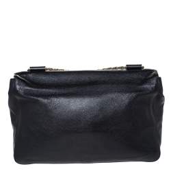 Pre Owned Chloe Black Leather Large Elsie Shoulder Bag