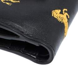 Pre Owned Chloe Dark Blue Leather Drew Compact Wallet