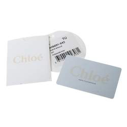 مملوكة مسبقًا Chloe Orange Leather Medium Paraty Shoulder Bag