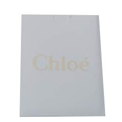 Pre Owned Chloe Dark Grey Leather Sally Clutch