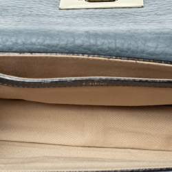 Pre Owned Chloe Dark Grey Leather Sally Clutch
