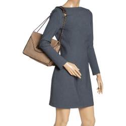 Chloe Beige Leather Sally Medium Shoulder Bag