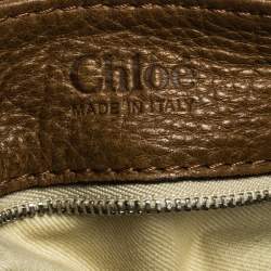 Pre Owned Chloe Brown Leather Medium Paddington Satchel