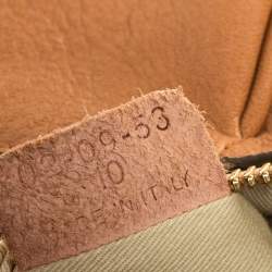 Pre Owned Chloe Tan Leather Zipped Satchel