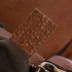 Pre Owned Chloe Tan Leather Large Marcie Satchel