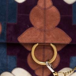 Pre Owned حقيبة كتف كلوي فاي متوسطة جلد و سويدي رقعات متعدد الألوان