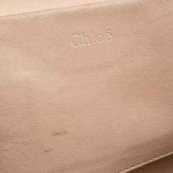 مملوكة مسبقًا حقيبة كتف كلوي إلسي جلد وردية فاتحة كبيرة