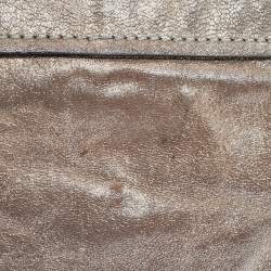 Pre Owned حقيبة كلوي ألسي جلد بني فاتح  متوسطة للكتف