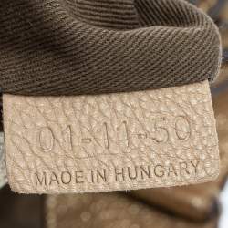 Pre Owned حقيبة كلوي ألسي جلد بني فاتح  متوسطة للكتف