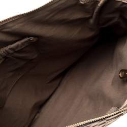 Pre Owned Chloe Beige Python and Leather Large Marcie Satchel