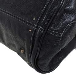Pre Owned Chloe Black Leather Medium Paddington Satchel
