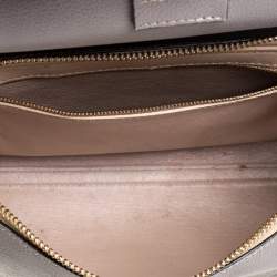 Pre Owned Chloe Tricolor Leather Clare Satchel