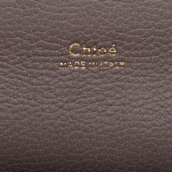 Pre Owned Chloe Tricolor Leather Clare Satchel