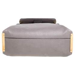 Pre Owned Chloe Tricolor Leather Clare Satchel