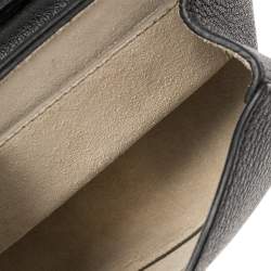 مملوكة مسبقًا Chloe Black Grained Leather Nano Drew Shoulder Bag