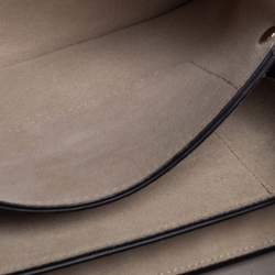 Pre Owned Chloe Dark Beige Leather and Suede Faye Shoulder Bag