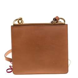 مملوكة مسبقًا حقيبة كتف كلوي جاين جلد وسويدي متعدد الألوان صغيرة بشراشيب