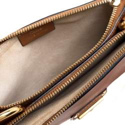 مملوكة مسبقًا حقيبة كتف كلوي جاين جلد وسويدي متعدد الألوان صغيرة بشراشيب