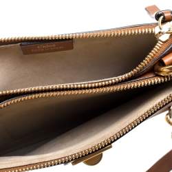 مملوكة مسبقًا حقيبة كتف كلوي جاين جلد وسويدي متعدد الألوان صغيرة بشراشيب