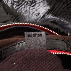 Pre Owned Chloe Black Patent Leather 'Audra' Tote