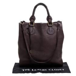 Chloe Brown Leather Aurore Pure Paddington Tote