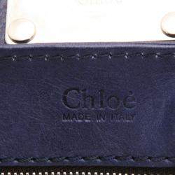 Chloe Navy Blue Large Paddington Tote