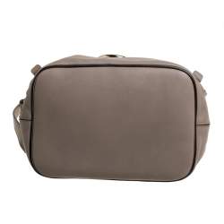 Chloe Grey Leather and Suede Medium Faye Backpack