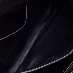 مملوكة مسبقًا Chloe Black Crystal Embellished Leather Flap Shoulder Bag