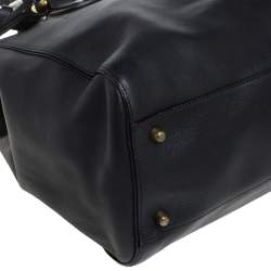 Pre Owned Chloe Black Leather Aurore Pure Paddington Tote 