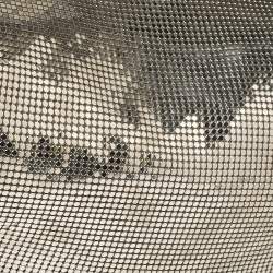 Pre Owned حقيبة هوبو كلوى شينمايل جلد وشبك معدن فضية