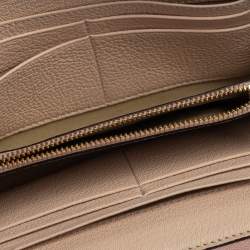 Pre Owned Chloe Pink Powder Leather Elsie Continental Wallet