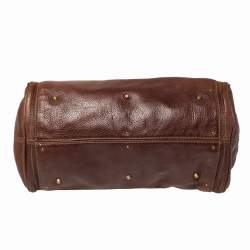Pre Owned Chloe Choco Brown Leather Medium Paddington Satchel