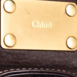 Pre Owned Chloe Brown Leather Paddington Shoulder Bag