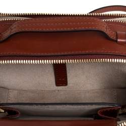 Pre Owned حقيبة كتف كلوي ميني سي فانيتي جلد بني فاتح