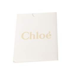 Pre Owned Chloé Orange/Burgundy Suede and Leather Colorblock Tassel Tote