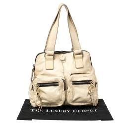 Pre Owned Chloe Cream Leather Large Betty Satchel
