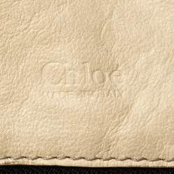 Pre Owned Chloe Cream Leather Large Betty Satchel